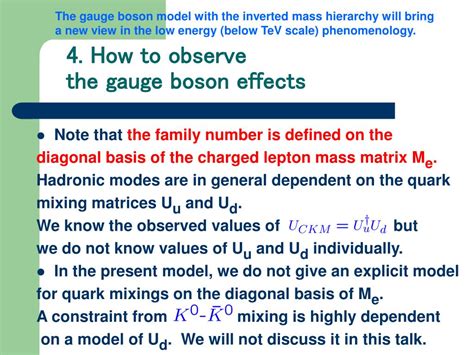 PPT - Family Gauge Bosons with an Inverted Mass Hierarchy PowerPoint Presentation - ID:6896599