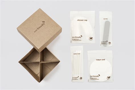 Sustainable accessories PLA ECO-FRIENDLY - CARDBOARD AMENITIES BOX ...