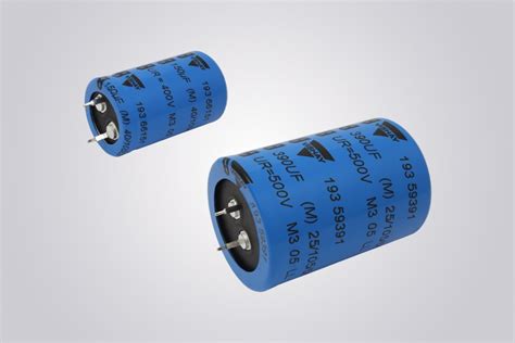 Power aluminum electrolytic capacitors enable higher power density