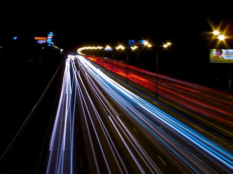 Moscow circle highway at night | Light trails and traffic ja… | Flickr
