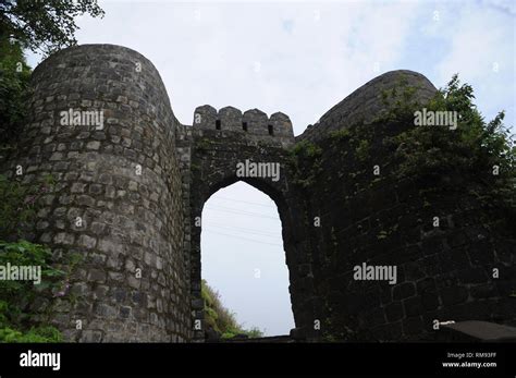 Sinhagad fort entry gate, Pune, Maharashtra, India, Asia Stock Photo - Alamy