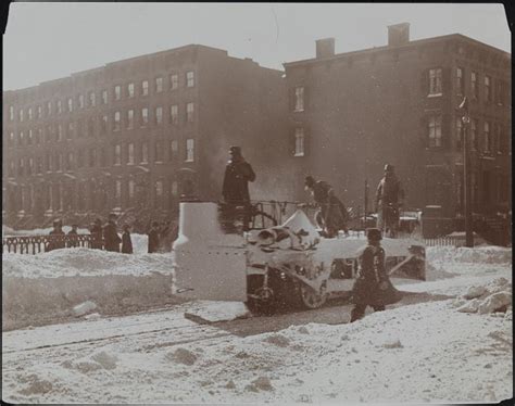 New York - History - Geschichte: The Great Blizzard (Februar 1899)