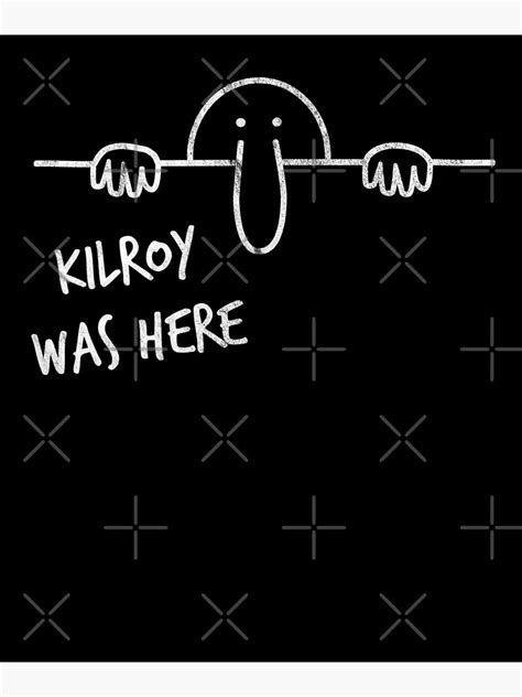 "Vintage Kilroy Was Here Graffiti" Poster by lanacapone | Redbubble