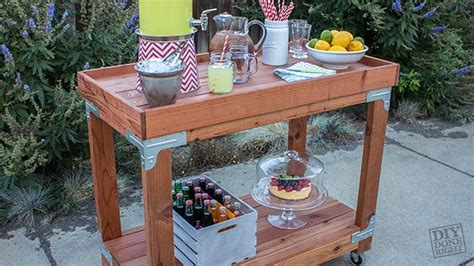 Indoor/Outdoor Bar Cart - DIY Done Right