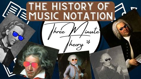 The History of Music Notation - Three Minute Theory Music History ...