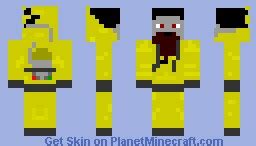 hazmat suit zombie version III Minecraft Skin