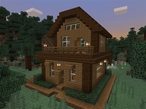 Spruce Wood House Minecraft - Pixel Art Grid Gallery