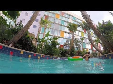 Cabana Bay Beach Resort lazy river & new pool at Universal Orlando ...