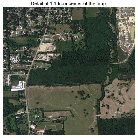 Aerial Photography Map of Denham Springs, LA Louisiana