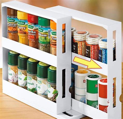 Rotating Spice Storage Rack Organizer - K Dragon Mart Online Shopping ...