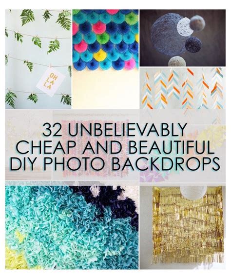 32 Unbelievably Cheap And Beautiful DIY Photo Backdrops | Diy photo ...