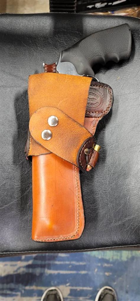 Custom Holster for Colt Anaconda Finished in Saddle Tan and - Etsy