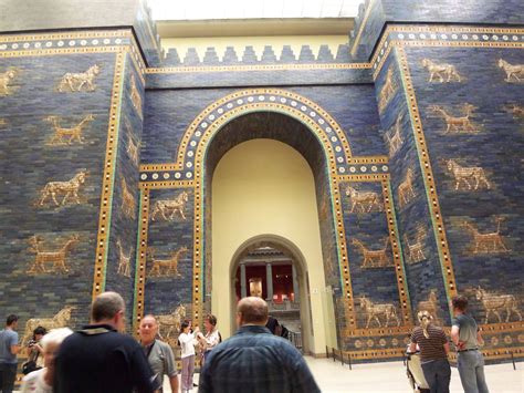 Ishtar Gate from the ancient City of Babylon, now on display at the ...