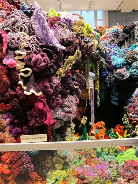 Dirt Balls: Natural History Museum Opens The Hyperbolic Crochet Coral Reef In Washington