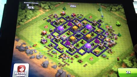 Town hall 8 Farming Base With Replays. - YouTube