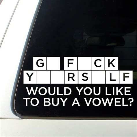 20pcs/lot Buy A Vowel Decal Funny Car Truck Window Sticker Not Drunk Avoiding Potholes Car ...