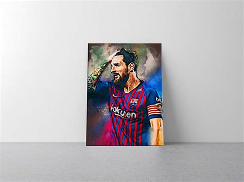 Lionel Messi Gift, Lionel Messi Canvas Print, Lionel Messi Poster ...