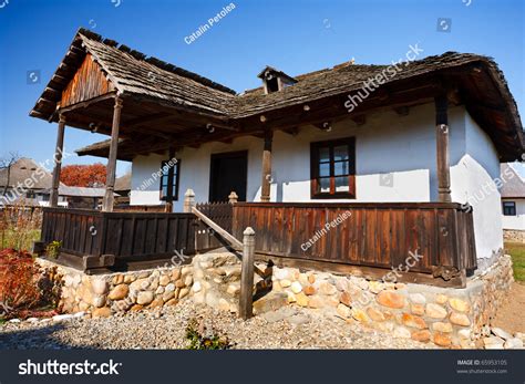 Traditional Romanian House - Part Of A Series With Old Countryside ...