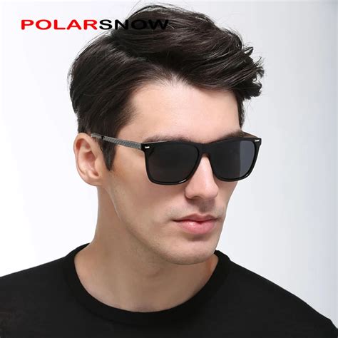 POLARSNOW Fashion Polarized Sunglasses Men Brand Designer Unisex Sun ...