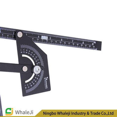 Professional Carbon Steel Protractor with 0-180 Degree Measurement - China S. S Super Square and ...