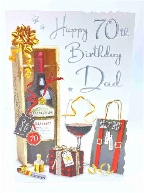 Dad On Your 70th Birthday Card By Jonny Javelin - Cardmarkets