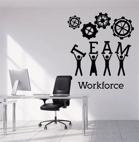 Team Business Work Wall Sticker Vinyl Wall Decals Teamwork Office ...