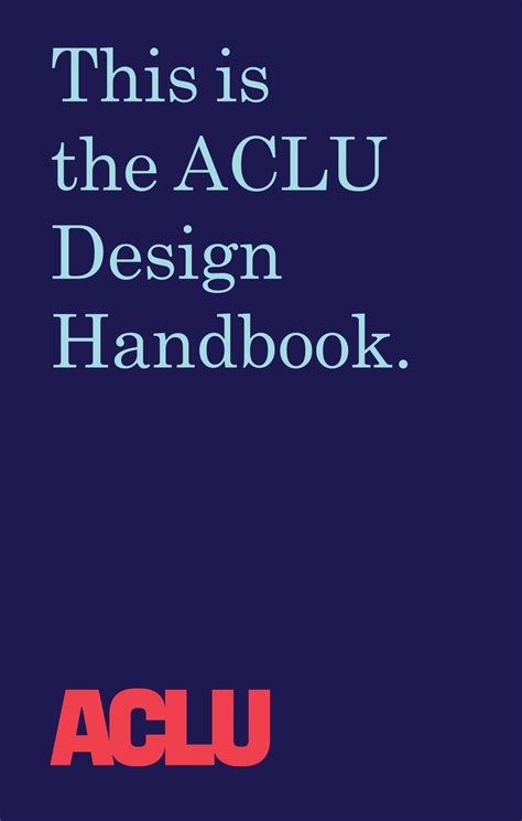 ACLU | PDF document | Branding Style Guides