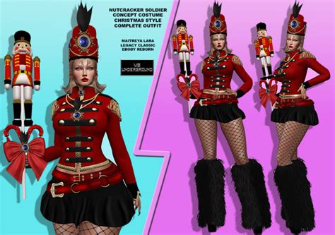 Second Life Marketplace - **NUTCRACKER SOLDIER RED BLACK CONCEPT ...