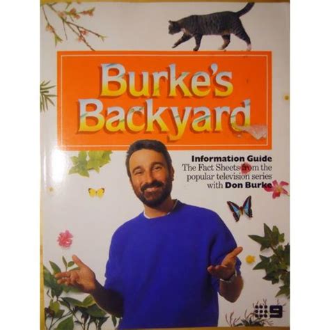 Burke's Backyard: The Fact Sheets From The Popular TV Series Don Burke 9780091697310 on eBid ...