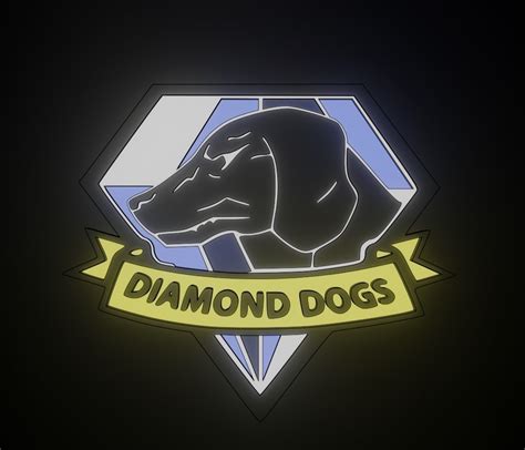 STL file Diamond dogs logo・Template to download and 3D print・Cults