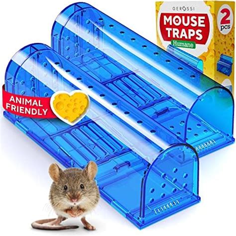 Remove Unwanted Rodents: No Kill Mouse Traps - Safe, Reusable, Easy Set - UTECHPIA