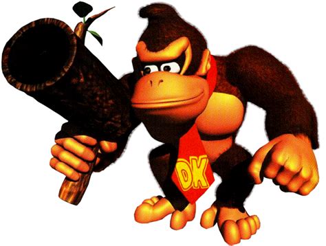 File:Donkey Kong Artwork - Donkey Kong 64.png - Super Mario Wiki, the Mario encyclopedia