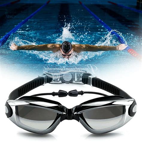 Anti Fog Swimming Goggles With Earbud for Men