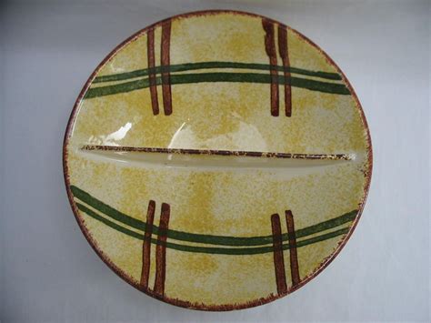 Blue Ridge Pottery Southern Potteries Breakfast Bar Pattern Divided ...