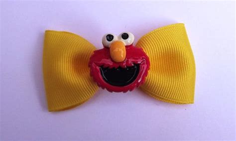 Elmo Sesame Street Hair Bows Two Small by RavenbugsBows on Etsy, $5.00 ...