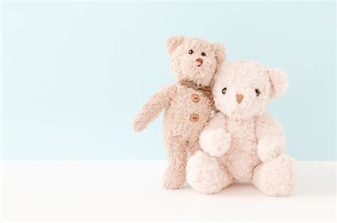 Premium Photo | Couple teddy bear in love