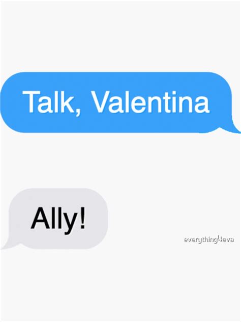 "LGBTQ Community Talk Valentina Ally Message Bubble Meme" Sticker for Sale by everything4eva ...