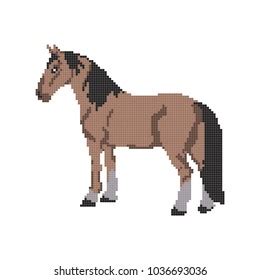 1,125 Pixel Art Horse Images, Stock Photos, 3D objects, & Vectors | Shutterstock