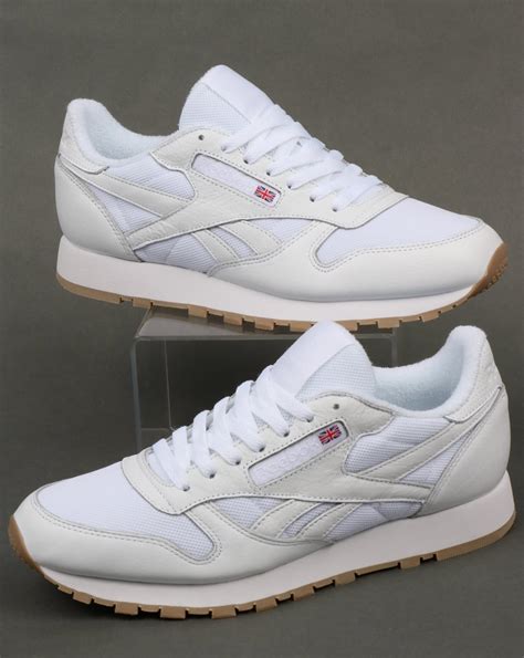 Reebok Classic Leather ESTL Trainers White,shoes,utility,mens