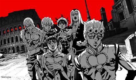 Figured this belonged here too, JoJo Part 5 x Persona 5! [Fanart ...