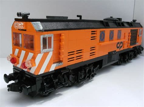 CP 1960 Bombardier - LEGO | Lego trains, Lego technic truck, Lego train tracks