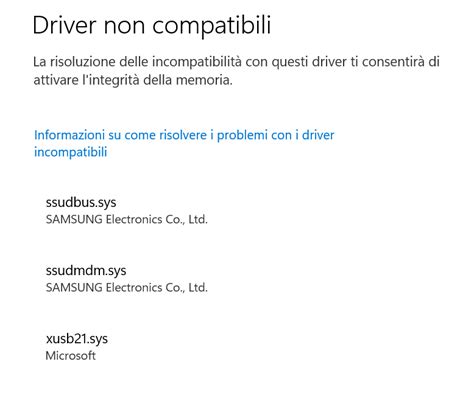 Cannot enable Core Isolation in Windows 11 due to incompatible drivers - Microsoft Community