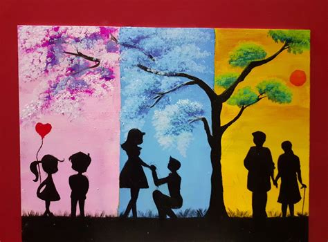 Love forever | Love canvas painting, Simple canvas paintings, Canvas painting