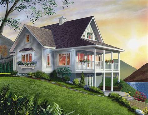 House Plans for a Sloped Lot - DFD House Plans Blog