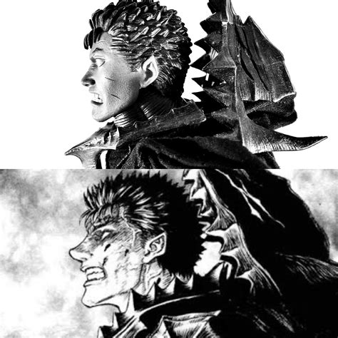 Got pretty close to creating a manga panel using my Threezero Guts figures. : r/Berserk