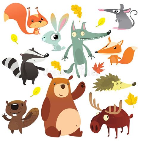 Результат пошуку зображень за запитом "звери вектор" | Forest animals illustration, Cartoon ...