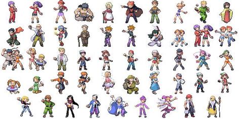 Pokemon Trainer Sprites! | Anime Amino