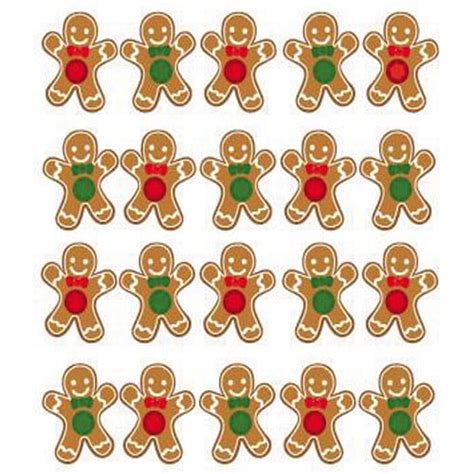 Jolee's Boutique Christmas Gingerbread Stickers, 20 Piece - Walmart.com - Walmart.com