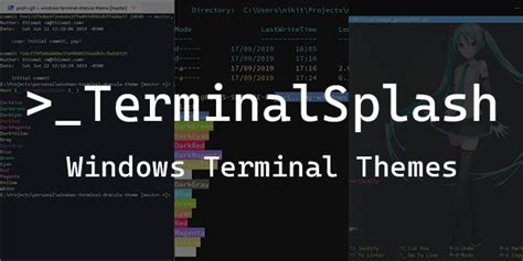 >_TerminalSplash - Windows Terminal Themes