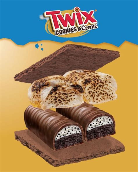 TWIX Cookies & Creme S’mores - A genius idea born out of the Left TWIX factory that the Right TWIX f